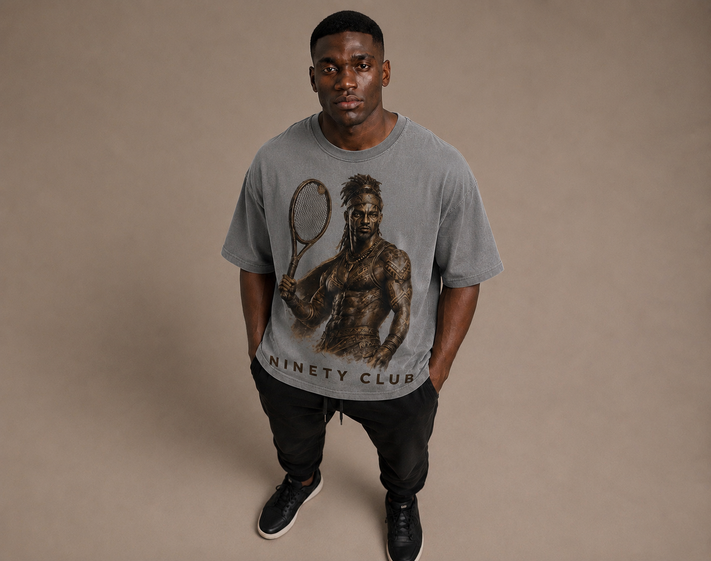 Hero of Tennis – T-shirt Oversize | Ninety Club